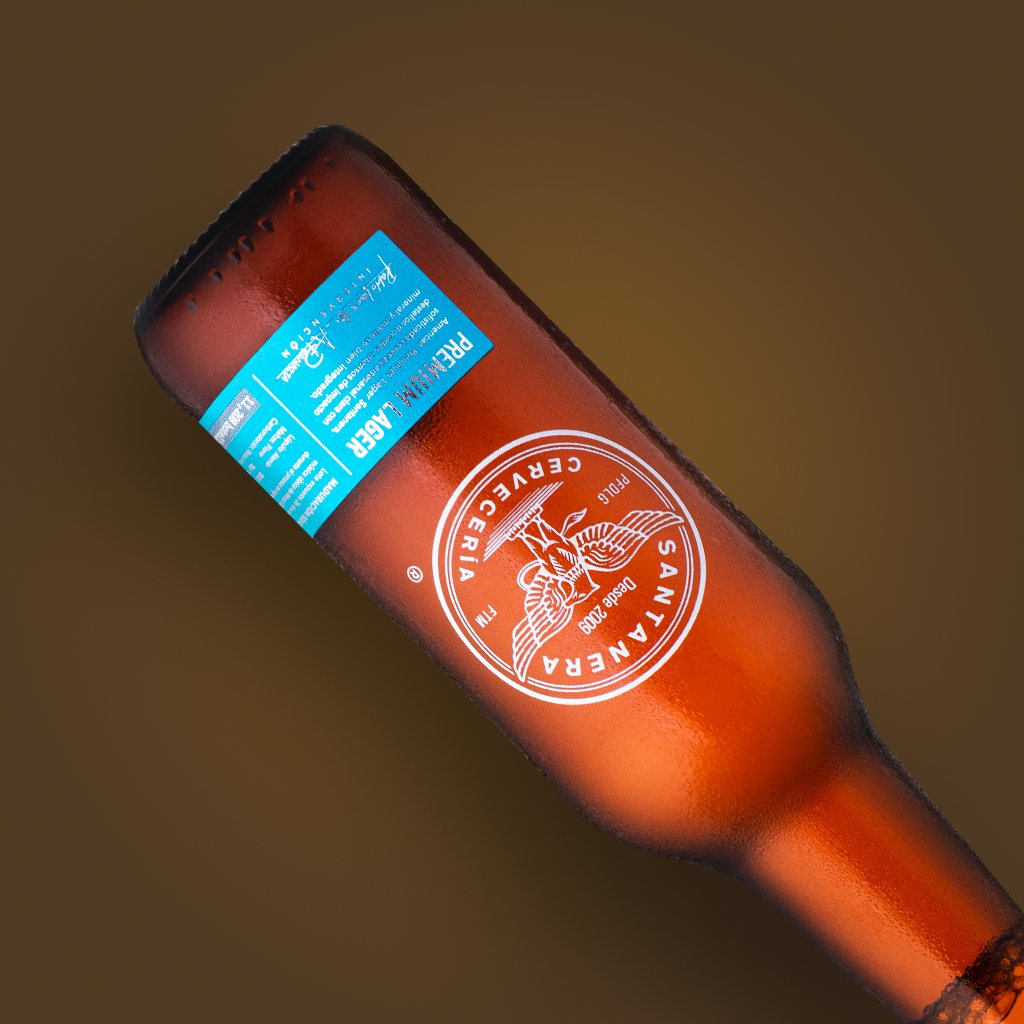 Santanera Premium Lager 355ml.